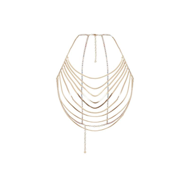エージェントプロヴォケイター レディース アンダー御召しもの ブラ Agent Provocateur FLORIEN Chain Bra Gold/Irridescen ゴールド