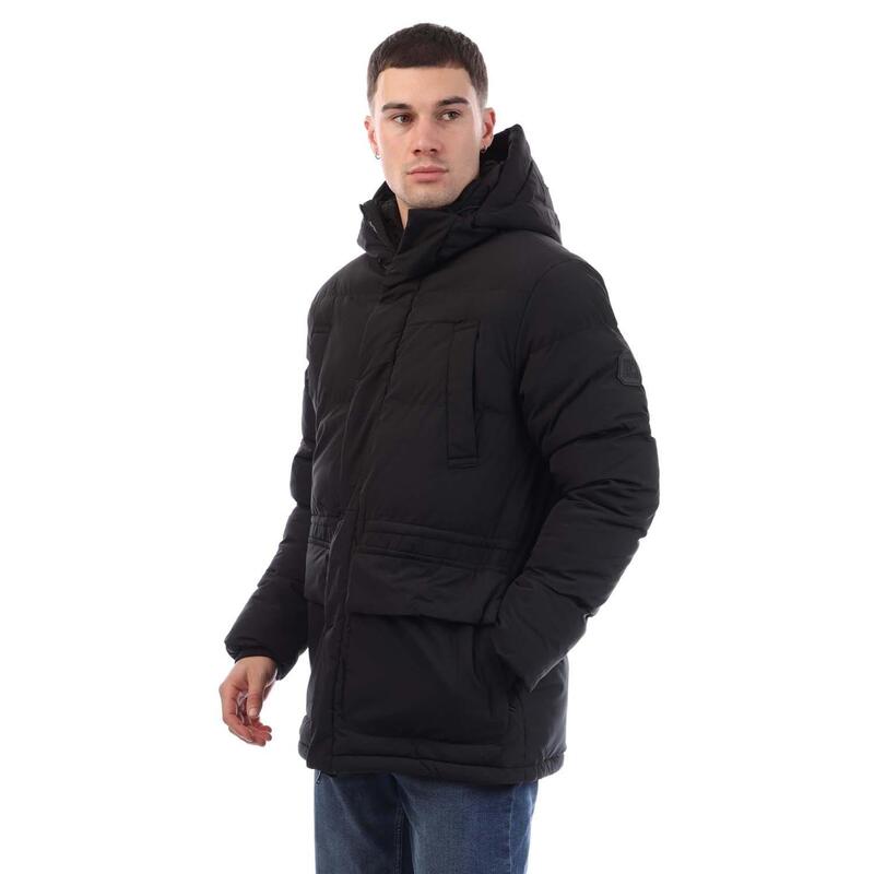 ダックアンドカバー メンズ アウター 上衣・上衣 Duck and Cover Fletchley Puffer Jacket Black 黒いこと