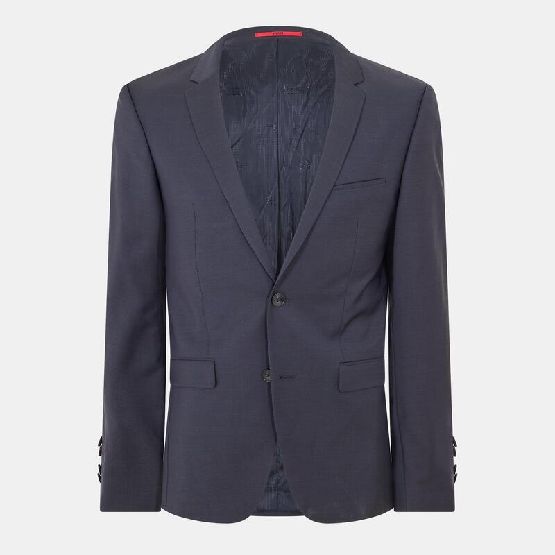 フューゴ メンズ アウター ジャケット・ブルゾン Hugo Men's Addys Formal Jacket Dark Blue ブルー