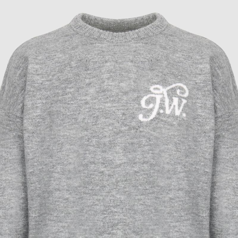 ジャック ウィルス メンズ アウター ニット・セーター Jack Wills Initial Jumper Sn54 Grey Marl グレー