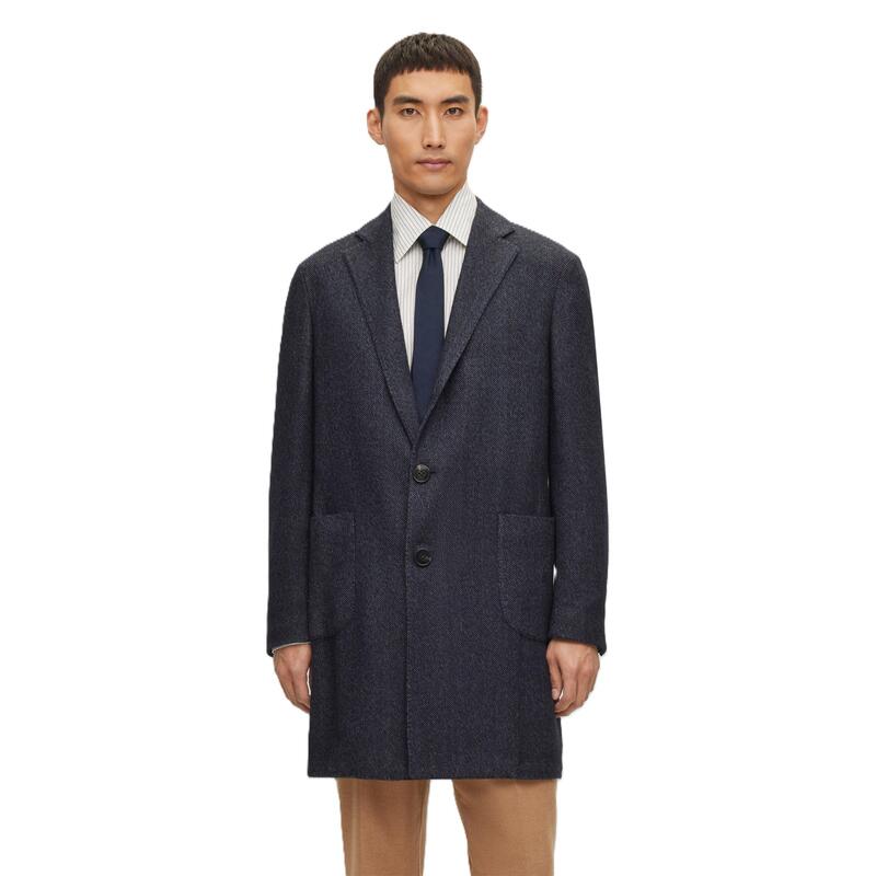 ボス メンズ アウター ジャケット・ブルゾン Boss Men's Henk Formal Jacket Blue ブルー