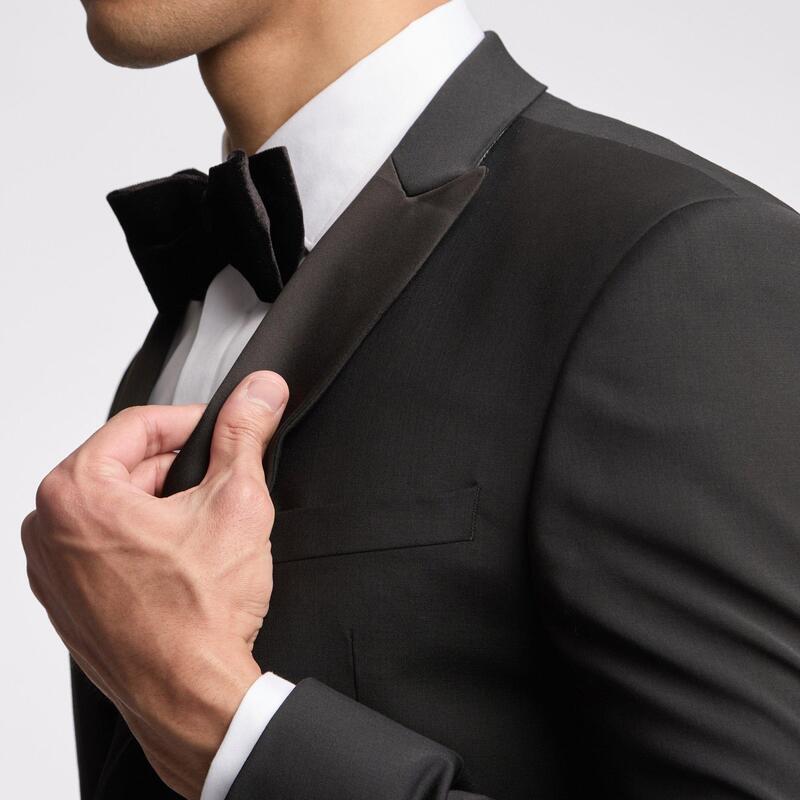 テッドベーカー メンズ アウター ジャケット・ブルゾン Ted Baker Meyer Tuxedo Slim Jacket Black ブラック