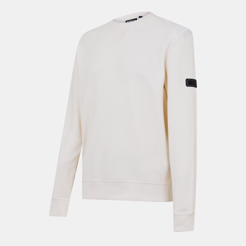 バブアー メンズ アウター パーカー・スウェット プルオーバー Barbour International Men\u0027s B.Intense Wrightson Crew Sweatshirt Whspr Whte WH32