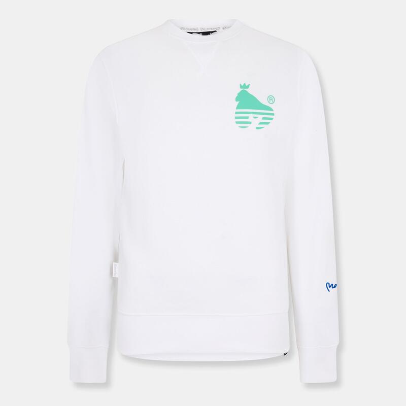 マネー メンズ アウター パーカー・スウェット シャツ Money Sport Ape Crew Sweatshirt White ホワイト|ReVida 店