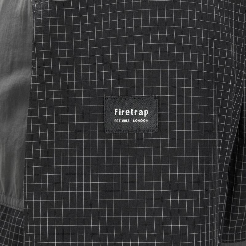 ファイヤートラップ メンズ アウター ジャケット・ブルゾン Firetrap Hooded Jkt Sn62 Black ブラック