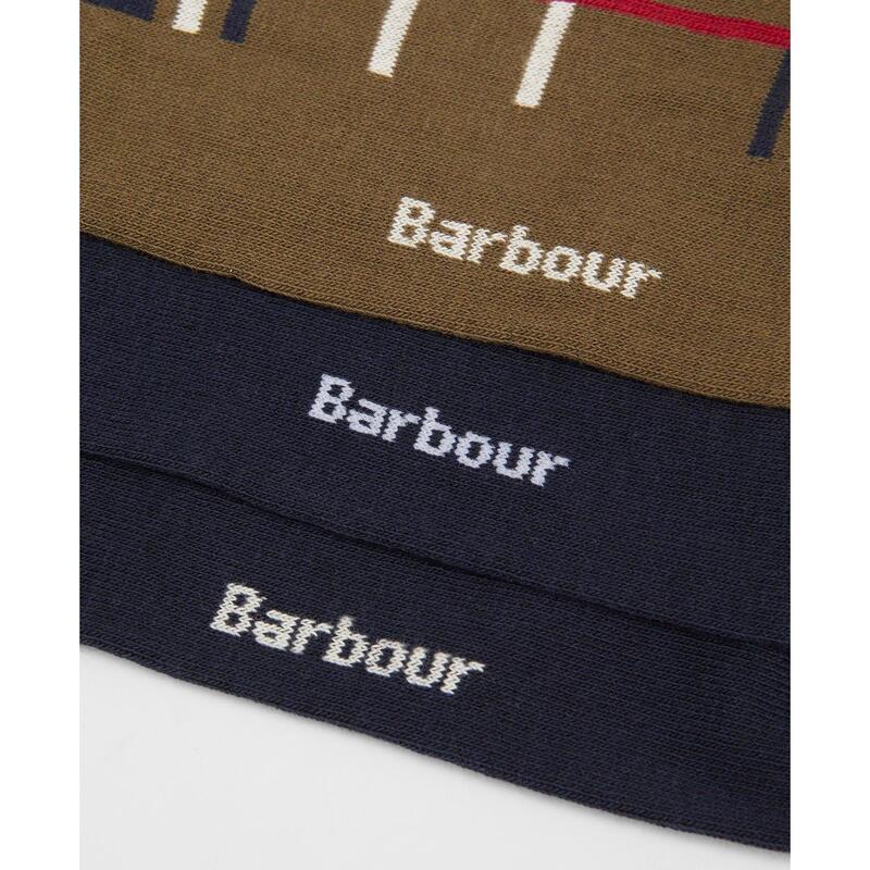 バブアー メンズ アンダーウェア 靴下 Barbour Tartan Socks Gift Box Classic Tartan