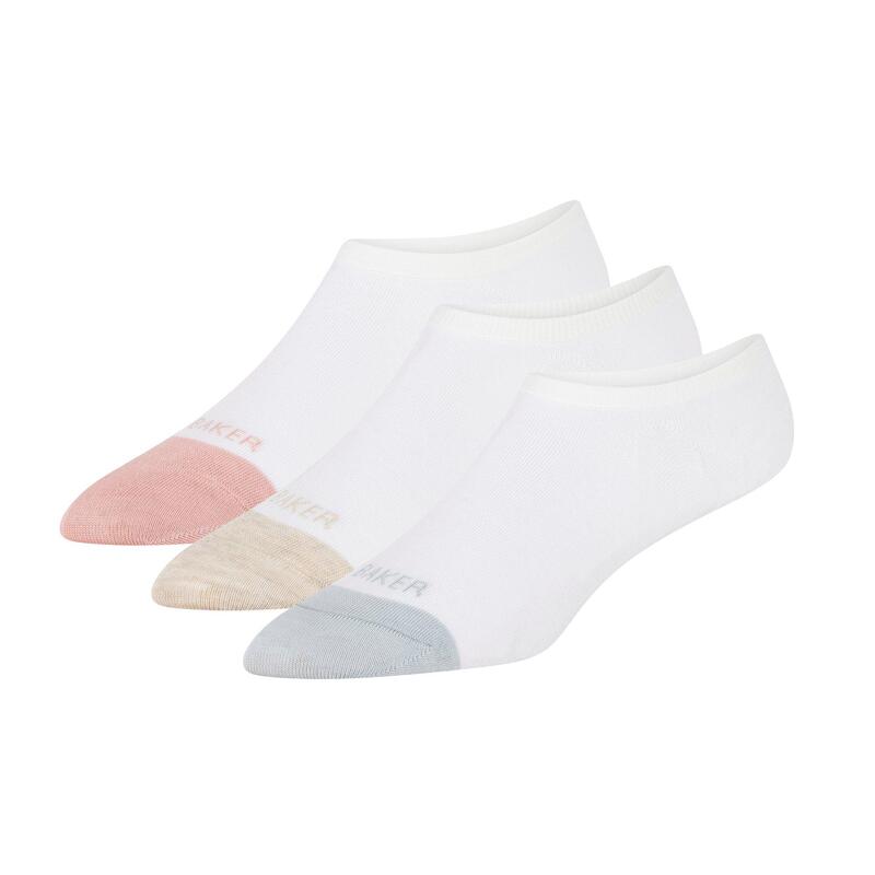 テッドベーカー レディース アンダーウェア 靴下 Ted Baker Women's Invisible Socks White ホワイト
