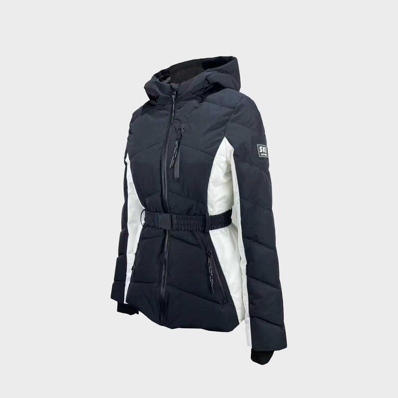 ジャック ウィルス レディース アウター ジャケット・ブルゾン Jack Wills Hooded Puffer Ski Jacket Black ブラック|ReVida 店