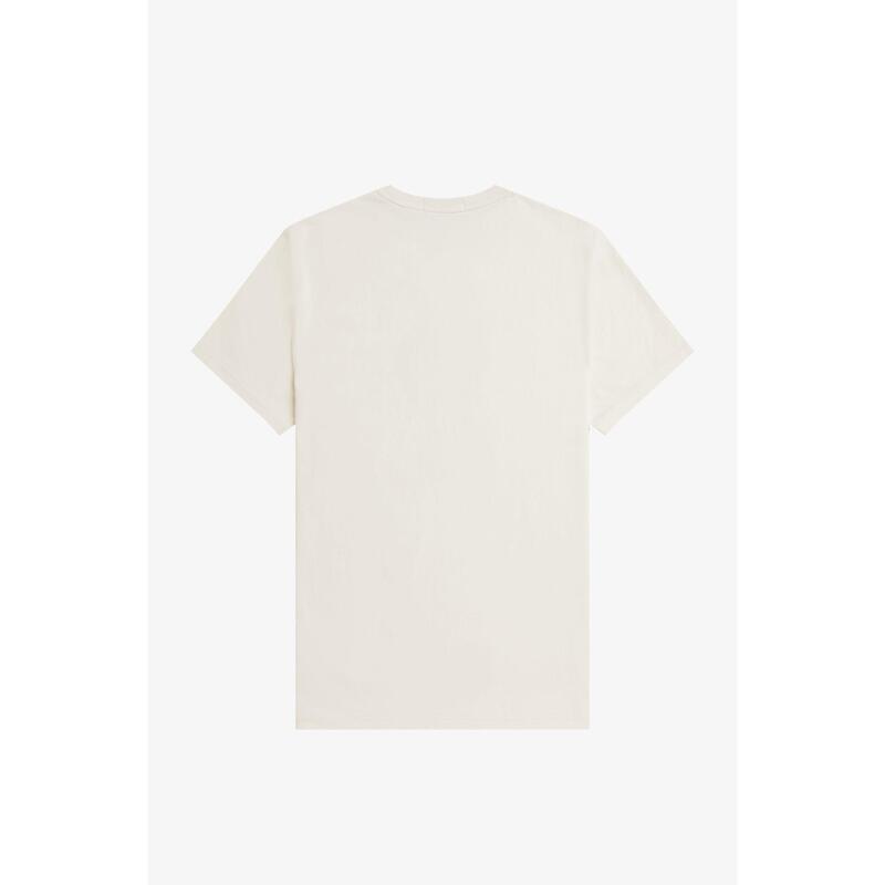 フレッドペリー メンズ トップス Tシャツ ロゴ Fred Perry Fred Mid Logo Tee Sn61 Ecru 560 エクリュ