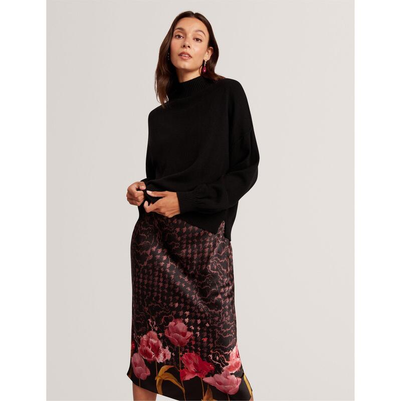 テッドベーカー レディース アウター ニット・セーター Ted Baker Women Knitted Jumper Dress Black ブラック