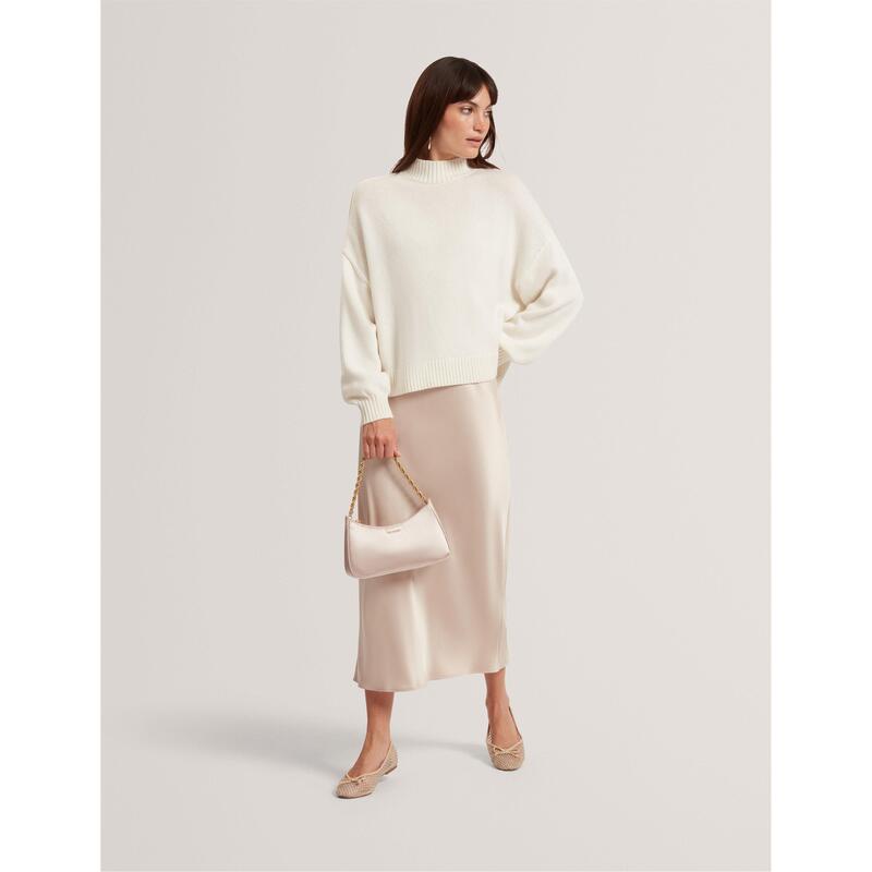 テッドベーカー レディース アウター ニット・セーター Ted Baker Women Knitted Jumper Dress Natural