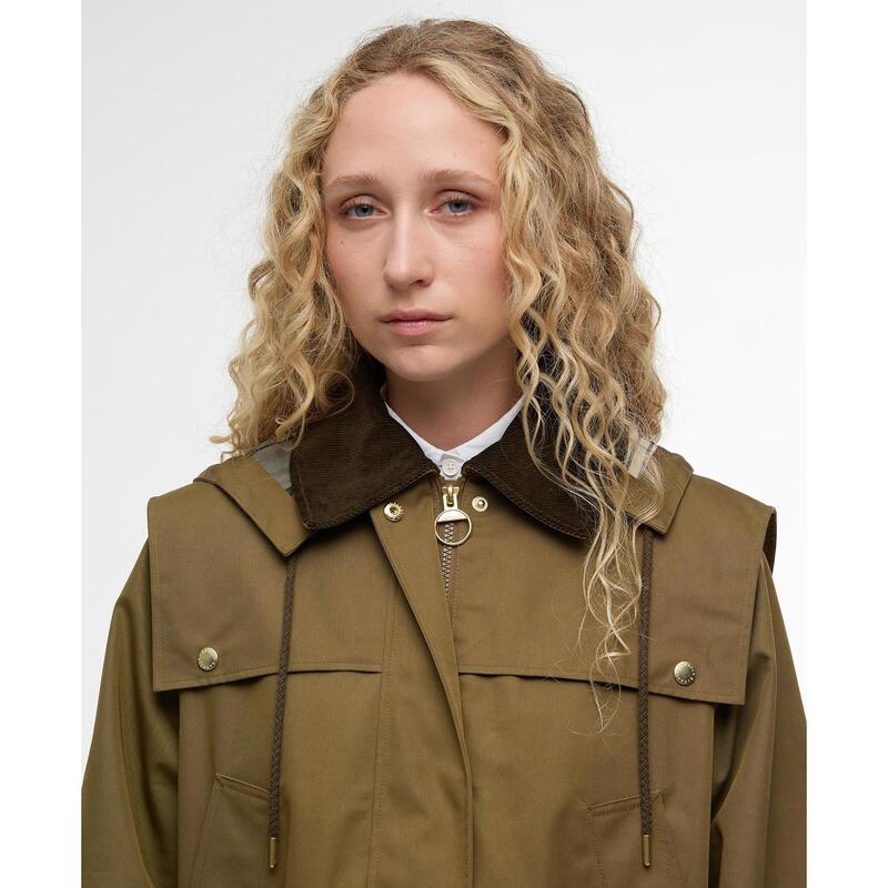 バブアー レディース アウター ジャケット・ブルゾン Barbour B.Li Bilsdale SP Jkt Ld62 Olive/Tartan オリーブ