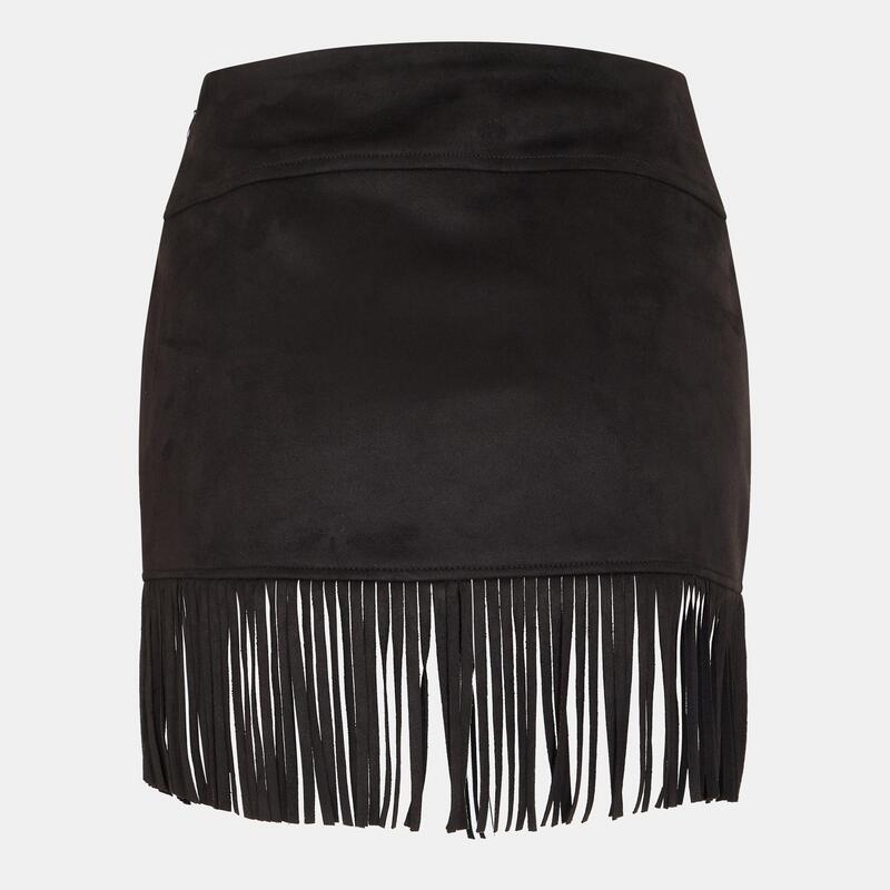 ノイジーメイ レディース ボトムスカート ミニ フリンジ Noisy May Fringe Mini Skirt Black ブラック
