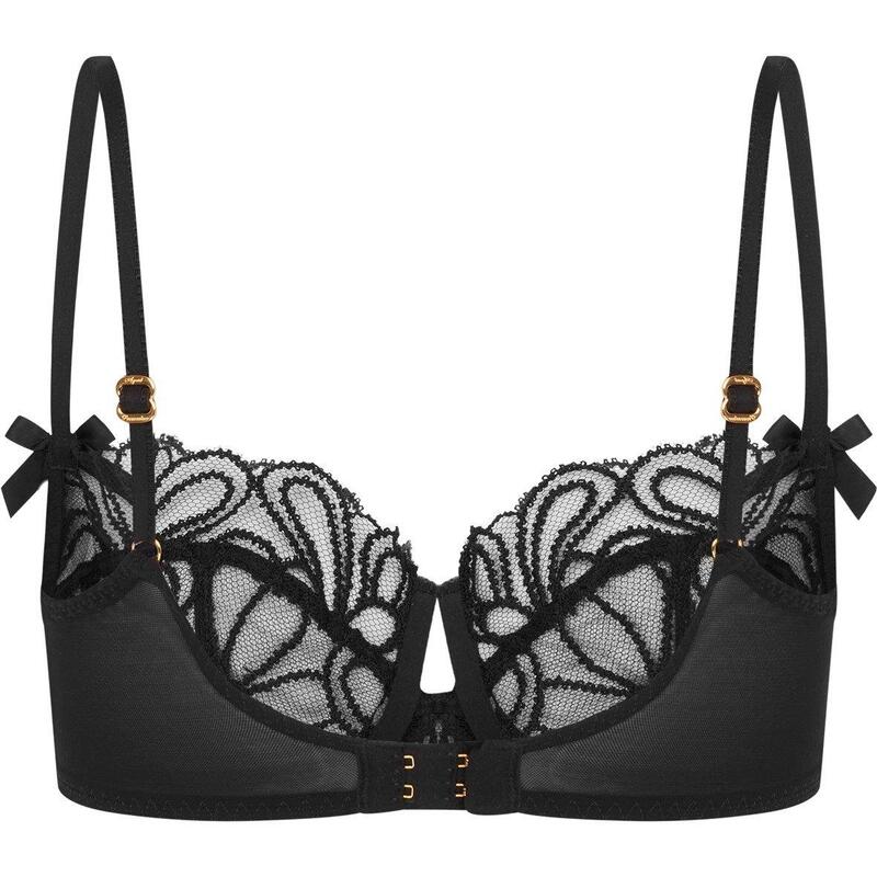 エージェントプロヴォケイター レディース アンダー御召しもの ブラ Agent Provocateur NELLE Bra Black 黒いこと