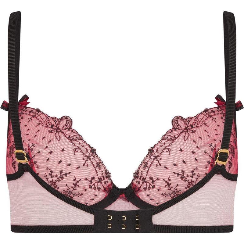 エージェントプロヴォケイター レディース アンダーウェア ブラジャー Agent Provocateur GRAICE Bra Black/Pink ブラック