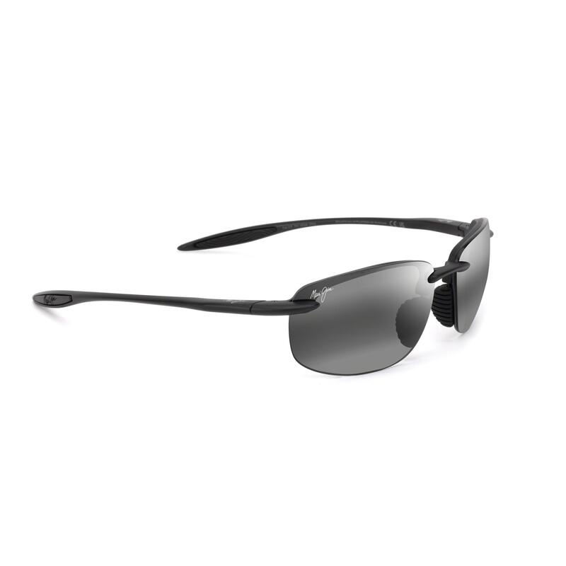 マウイジム レディース アクセサリー サングラス・アイウェア Maui Jim Hookipa Polarized Oval Sunglasses Black/Grey ブラック