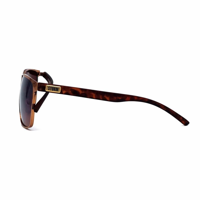 ストーム メンズ アクセサリー サングラス・アイウェア Stormetal Flattop Aviator Sunglasses Gold ゴールド
