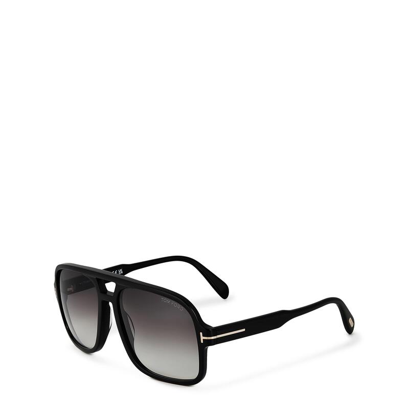 トム・ジェラルド・r・フォード メンズ 添え物 サングラス・アイウェア Tom Ford Men\u0027s Falconer Sunglasses Black/Smoke 01B 黒いこと