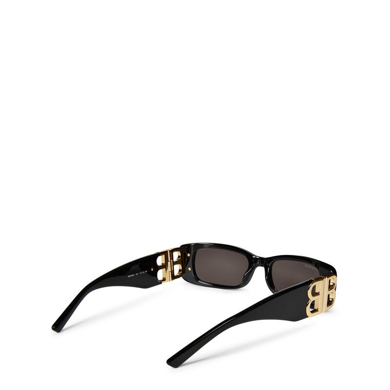 バレンシアガ レディース 佩び物 サングラス・アイウェア Balenciaga Dynasty Rectangle Frame Sunglasses Black 黒いこと