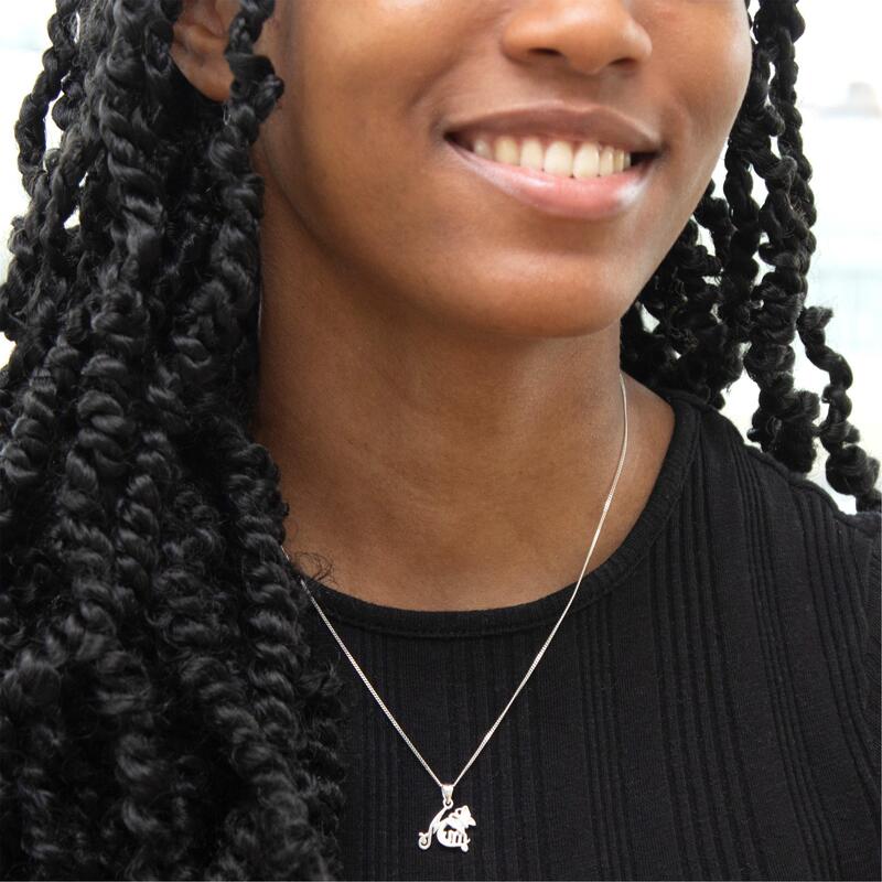 ビー ユー レディース アクセサリー ネックレス・チョーカー・ペンダントトップ レース Be You Sterling Silver Mum Necklace Silver シルバー