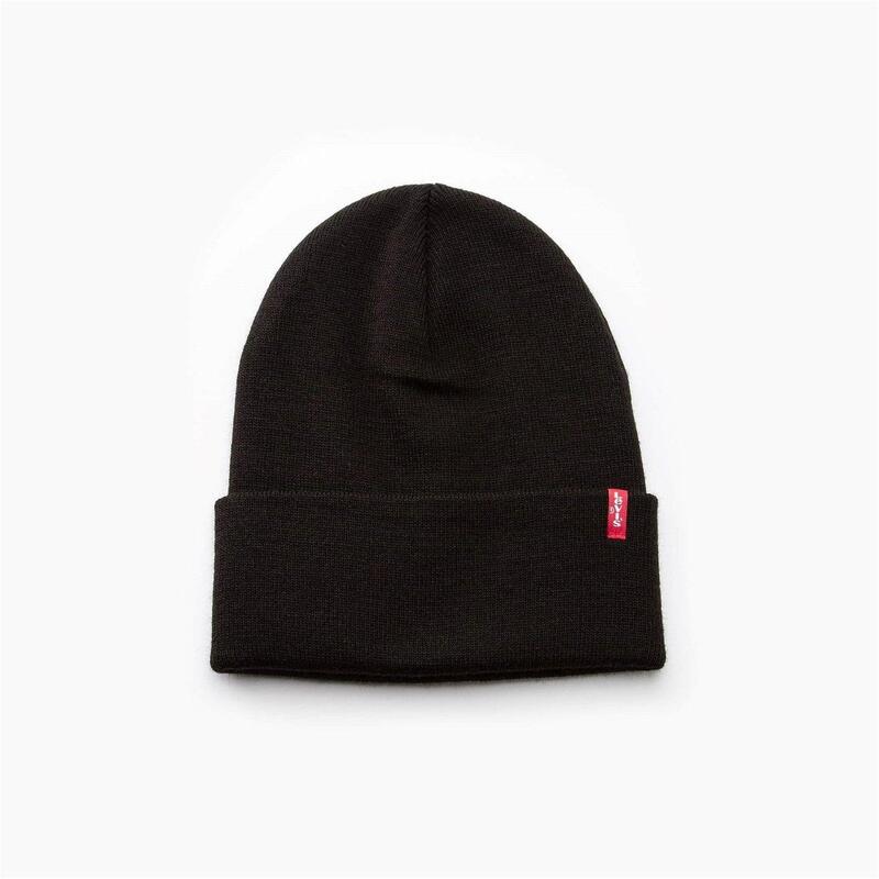 リーバイス メンズ アクセサリー 帽子 Levislouchy Red Tabeanie Caviar レッド
