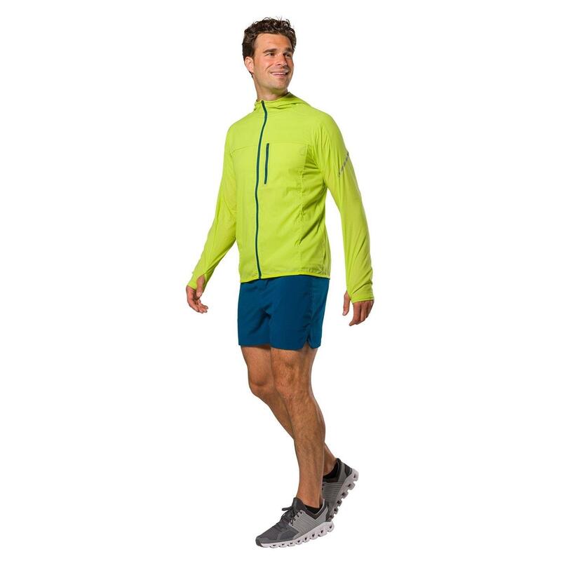 ナーサン メンズ アウター ジャケット・ブルゾン Nathan Performance Running Jacket Bright Lime ライム