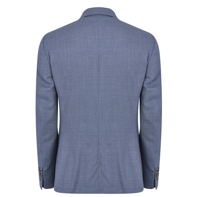 リチャード ジェームズ メンズ アウター ジャケット・ブルゾン Richard James Wilder Tailored Fit Blue Birdseye Suit Jacket Blue ブルー
