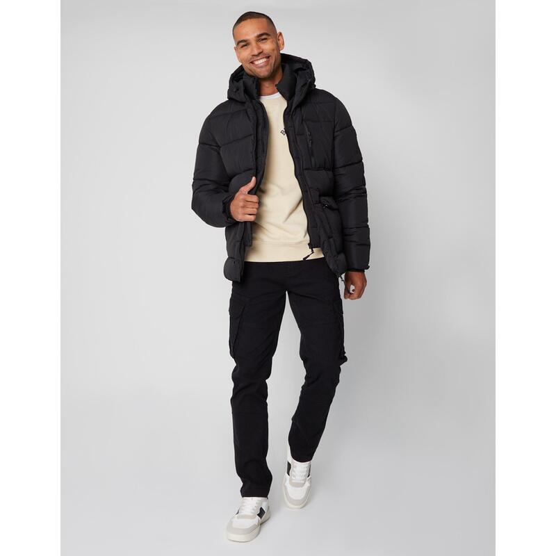 スリードベア メンズ アウター 上衣・上衣 Threadbare Charleston Jkt 錫62 Black 黒いこと
