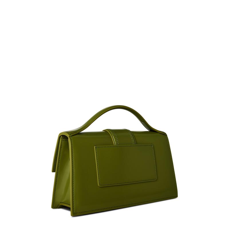ジャクエムス レディース バッグ レザー Jacquemus Women Leather Le Grand Bambino Crossbody Bagreen グリーン