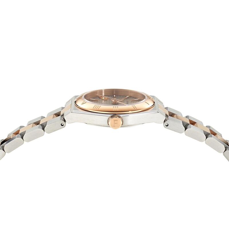 フェラガモ メンズ 佩び物 ウォッチ Ferragamo Veganalogue Quartz Watch Grey/Metallics 薄墨色