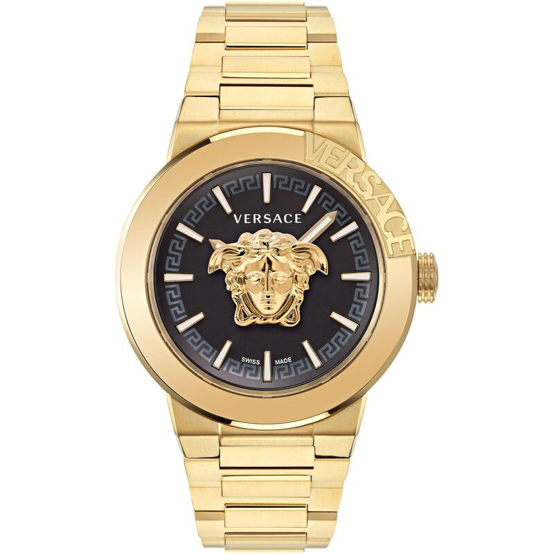 ヴェルサーチ メンズ 付属物 ウォッチ Versace Medusa Infinite Watch Gold ゴールド メンズ腕時計-腕時計