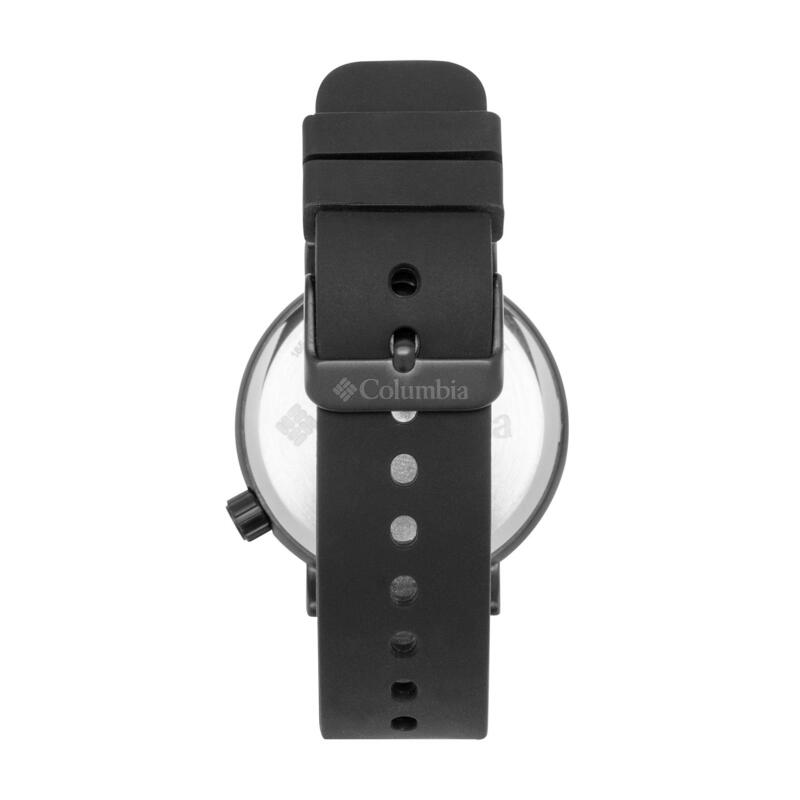 コロンビア メンズ アクセサリー 腕時計 Columbia Trailbanks Black Silicone Rubber Strap Sports Watch Black ブラック