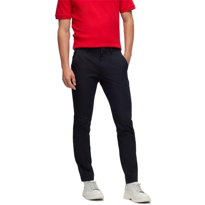 ボス メンズ ボトムス カジュアルパンツ コットン Boss Men's HBB Kato Sustainable Organicotton Trousers Black ブラック 17,005円