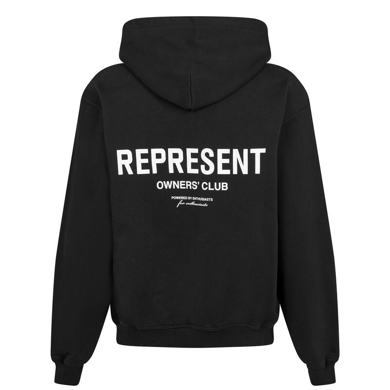 リプレゼント メンズ アウター パーカー・スウェット シャツ Represent Men's Owners Club Hooded Sweatshirt Premium Comfort Oversized Hoodie Black 01 ブラック｜ReVida 店 35,620円