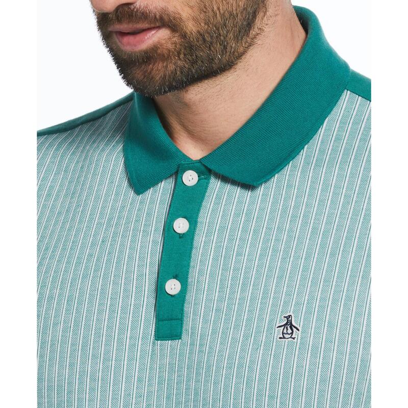 オリジナルペンギン メンズ トップス シャツ 半袖 Original Penguin Short-Sleeve Polo Shirt Antique Green グリーン 6,645円
