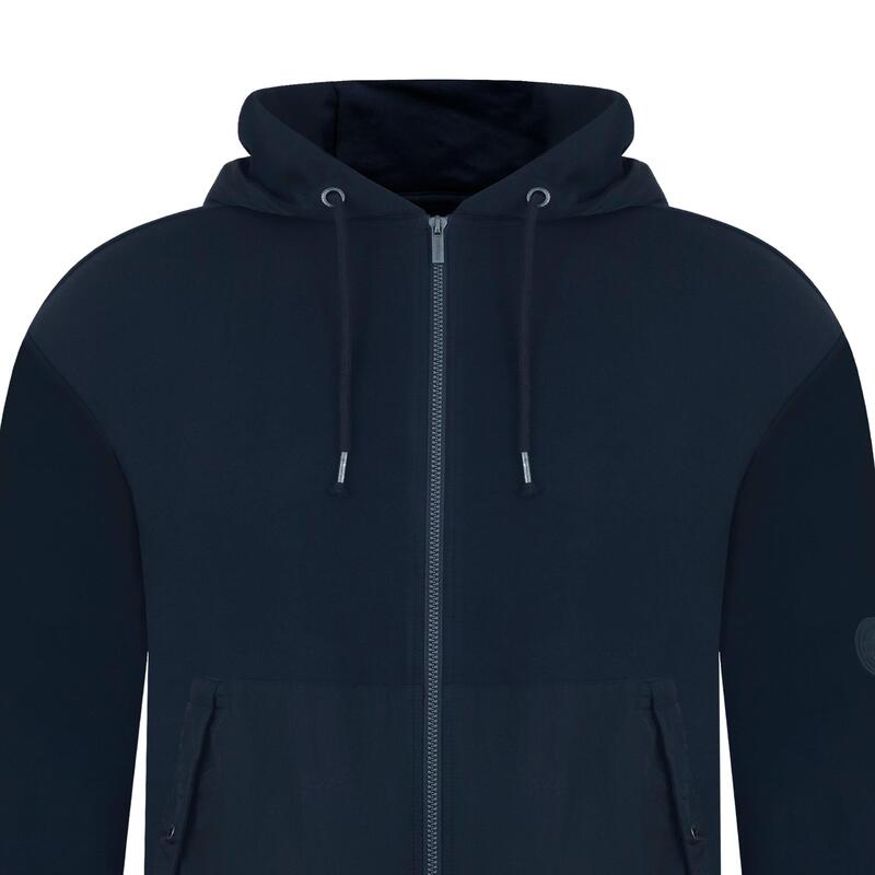 ファイヤートラップ メンズ アウター パーカー・スウェット Firetrap Hybrid Full-Zip Hoodie Black ブラック