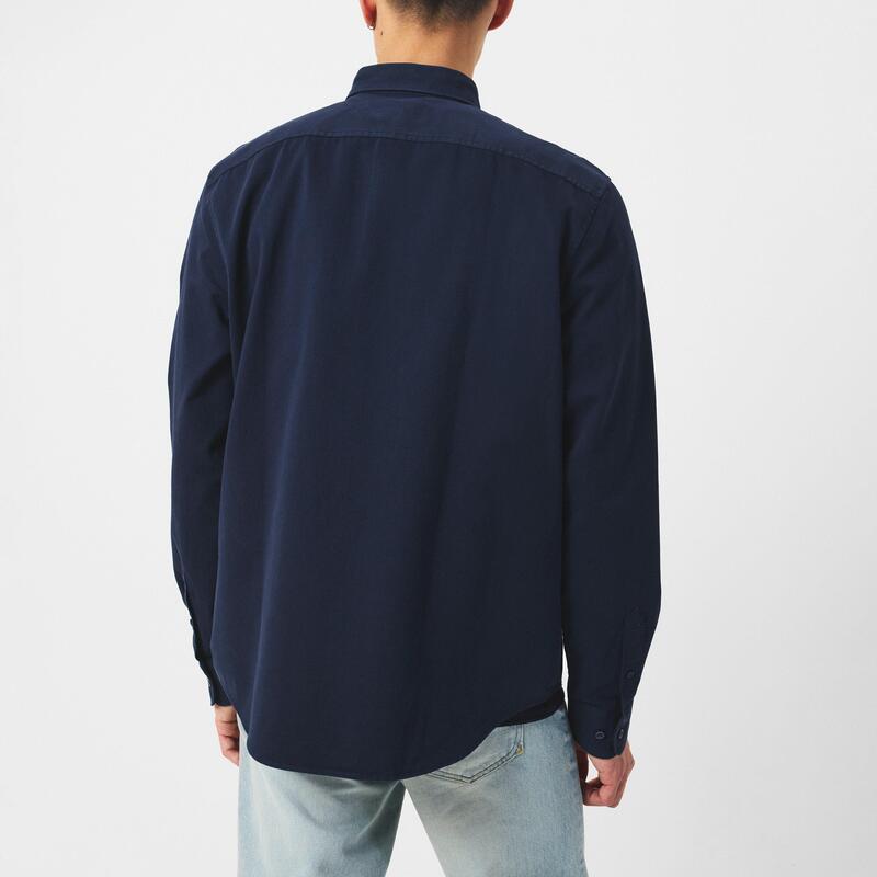 目あたらしいペンギン メンズ トップス プルオーバー 長袖 Original Penguin Long-Sleeve Twill Overshirt Yale