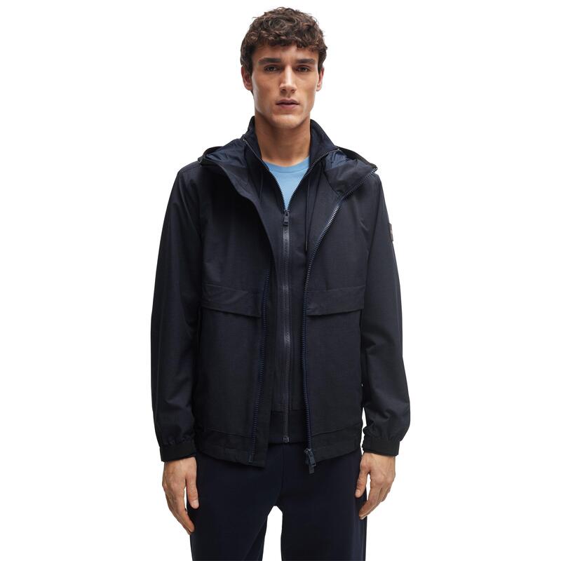 ボス メンズ アウター ジャケット・ブルゾン Boss P-Crispian 10259155 01 Dark Blue ブルー|ReVida 店
