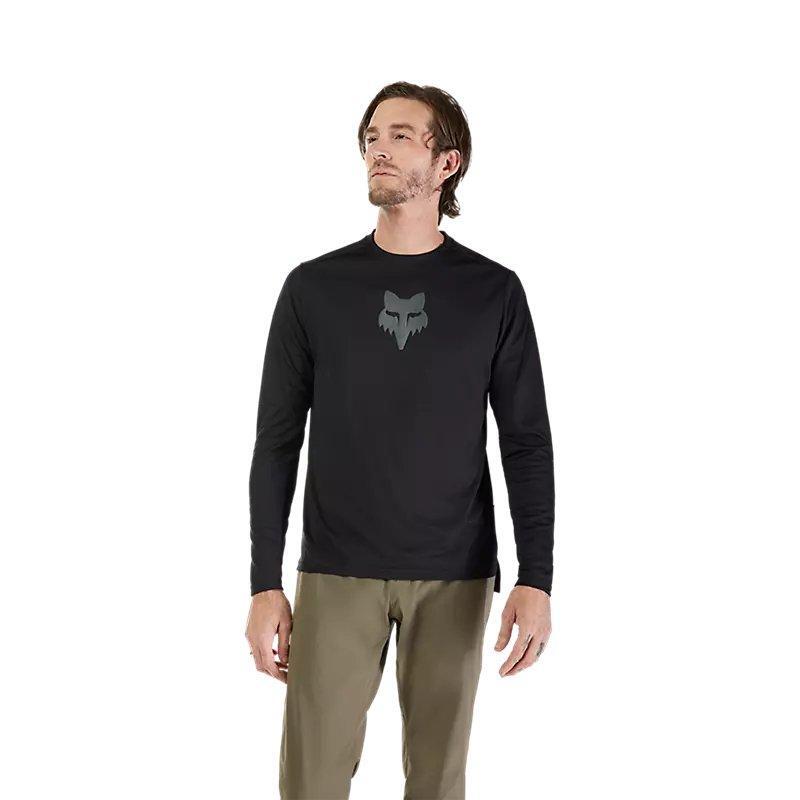 フォックス メンズ トップス シャツ ジャージー Fox Ranger Long Sleeve Jersey Black ブラック