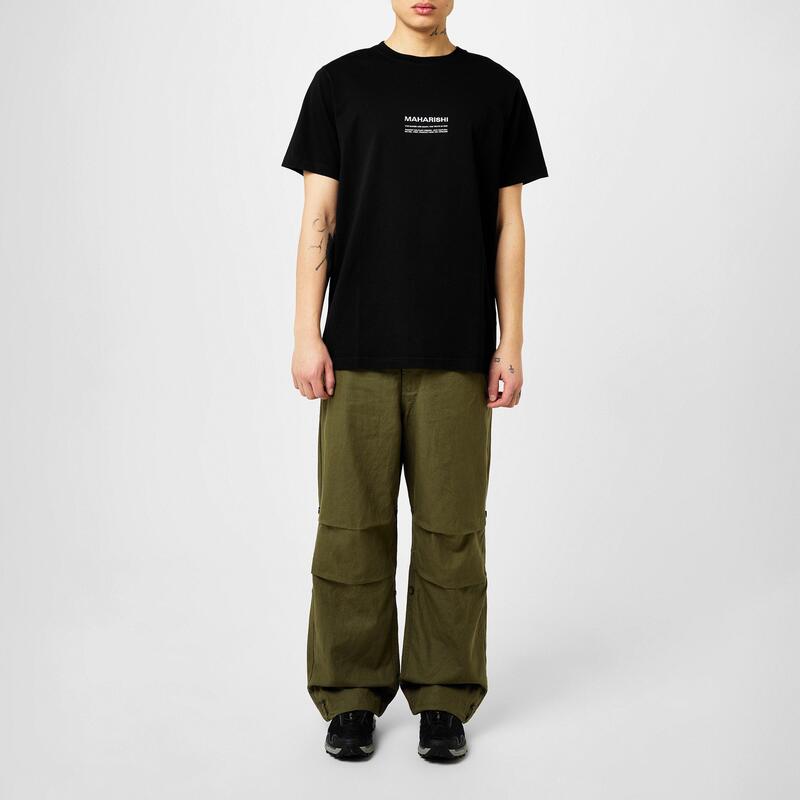マハリシ メンズ トップス Tシャツ 刺繍 Maharishi Miltypembroidered T Shirt Black ブラック