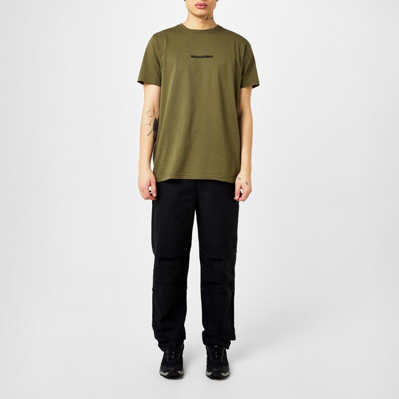 マハリシ メンズ トップス Tシャツ 刺繍 Maharishi Miltypembroidered T Shirt Olive OG-107F オリーブ