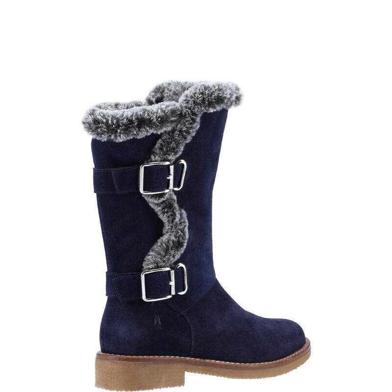 ハッシュパピー レディース シューズ ブーツ・レインブーツ Hush Puppies Megan Ladies Mid Boots Navy ネイビー|ReVida 店