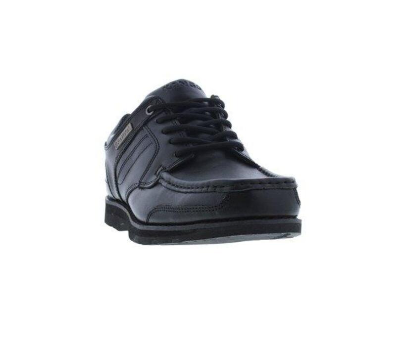 カンゴール メンズ シューズ スニーカー レザー Kangol Harrow Leather Menshoes Black ブラック