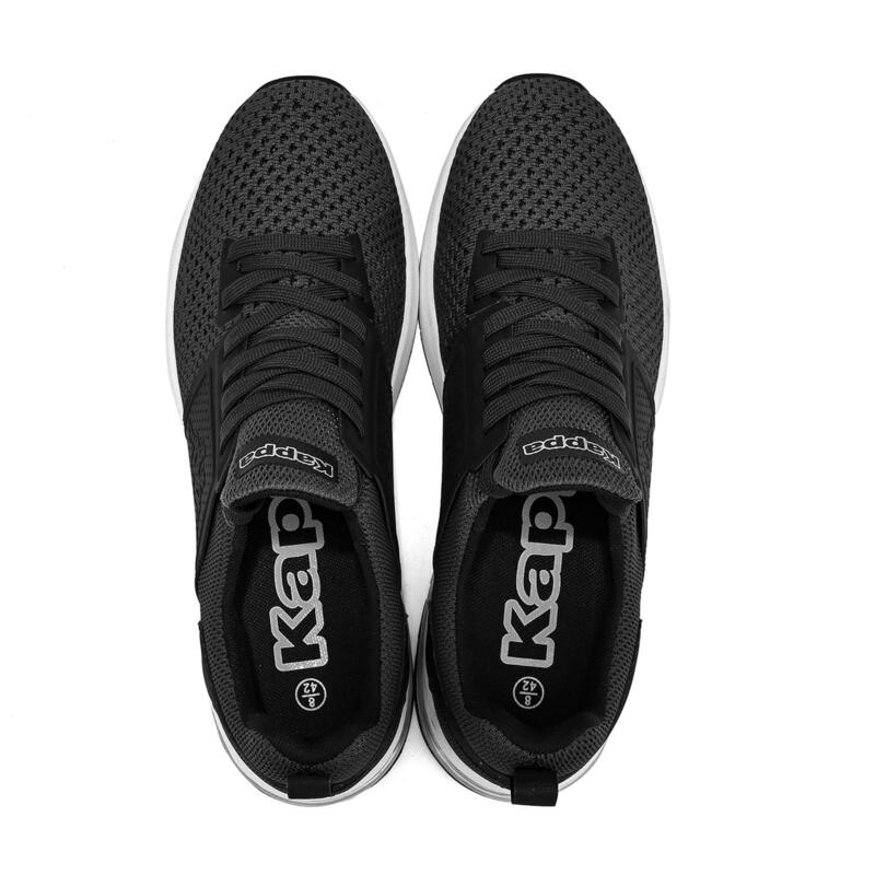 カッパ メンズ シューズ スニーカー 編み物 Kappaffi Mens Air Bubble Knitted Trainers Grey/White 白いこと