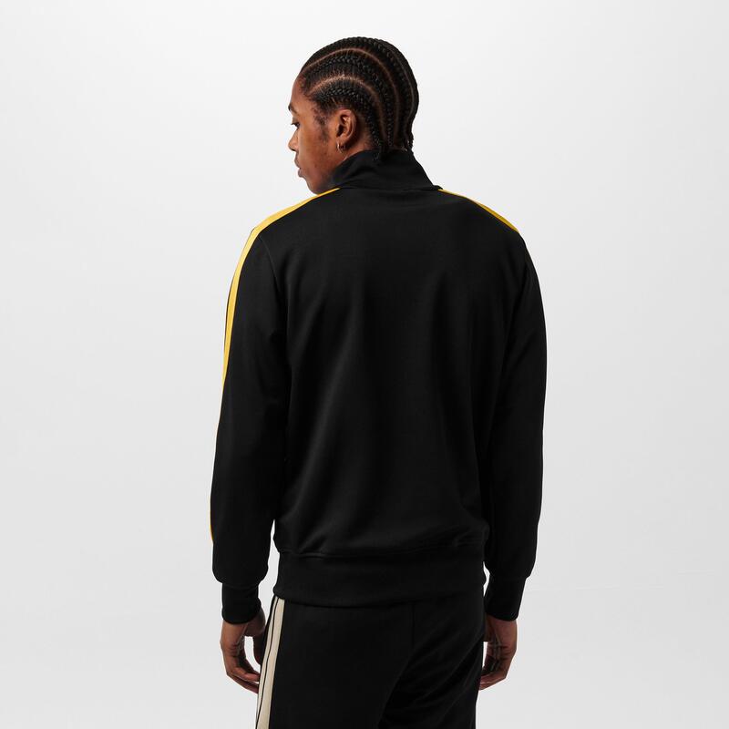 パーム・エンジェルス メンズ アウター ジャケット・ブルゾン トラックスーツ Palm Angels Men's Classic Tracksuitop Black/Yellow ブラック