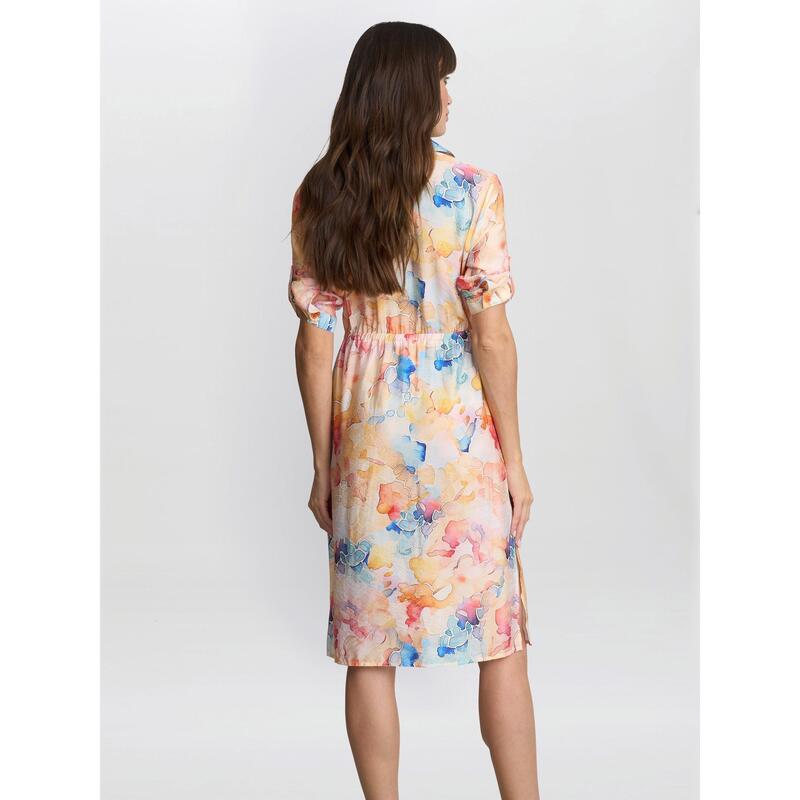 ジーナバッコーニ レディース トップス ワンピース シャツ Gina Bacconi Women's Aubree Shirt Dress Multi マルチカラー