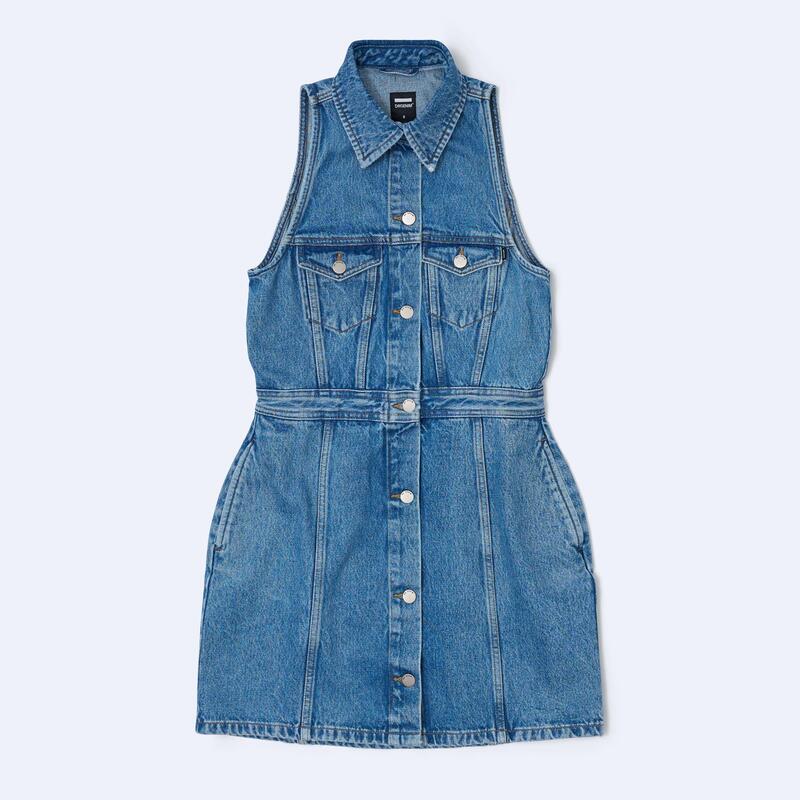 ドクターデニム レディース トップス ワンピース Dr Denim Kinsley - Denim Dresstream Sky Retr デニム
