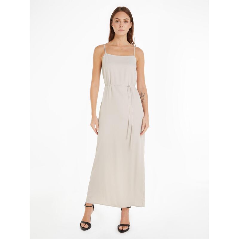 カルバンクライン レディース トップス ワンピース ミディ Calvin Klein Midi Slip Dressilver Gray グレー|ReVida 店