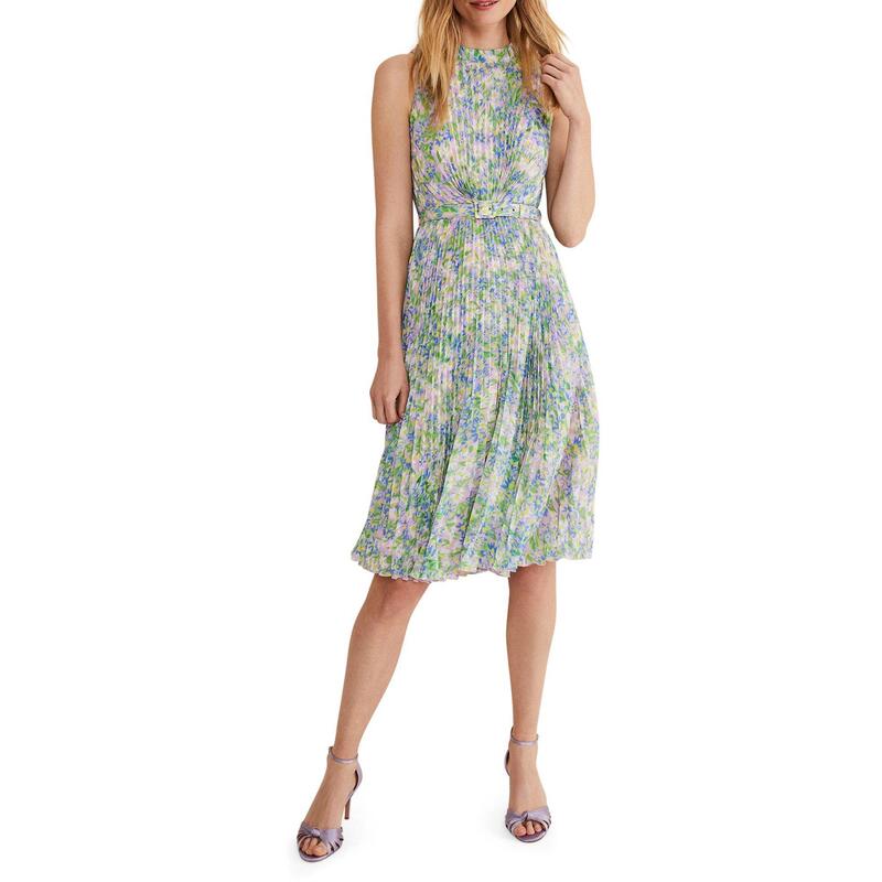 フェイズ・エイト レディース トップス ワンピース プリーツ ミディ Phaseight Simara Daisy Pleated Midi Dress Multi-Coloured マルチカラー