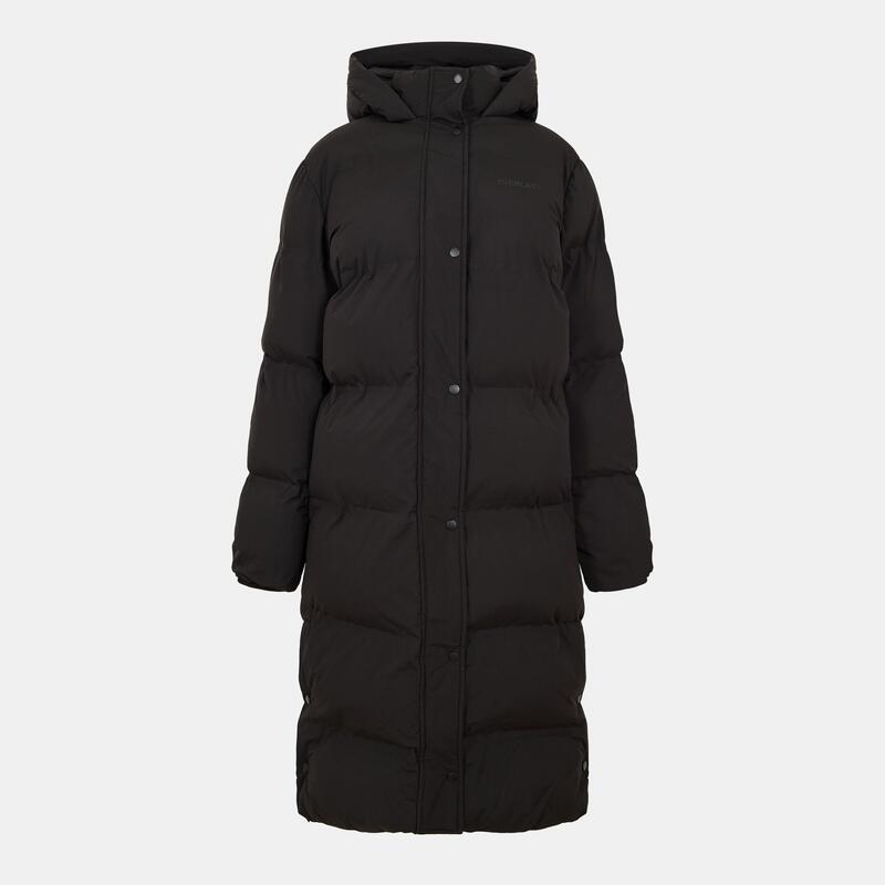 エバーラスト レディース アウター 上衣・上衣 Everlast Hooded Longline Puffer Jacket Black 黒いこと レディースファッション-コート・ジャケット